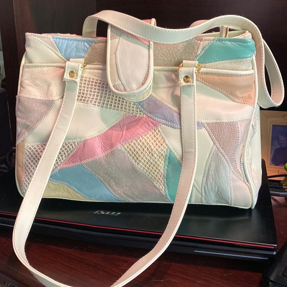 Pretty patchwork style bag - Picture 1 of 5